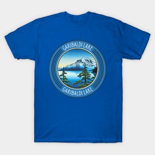 Blue Vintage Garibaldi Lake Hiking and Travel Lovers T-Shirt